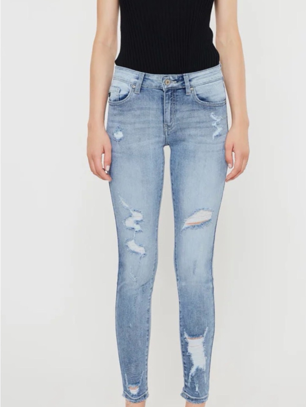KanCan - Size 28 - Eden Mid Rise Ankle Skinny Jeans